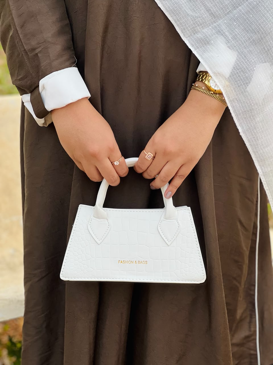Harmony Teal Green Maxi Abaya in Premium Dubai Fabric with Elegant White Detailing